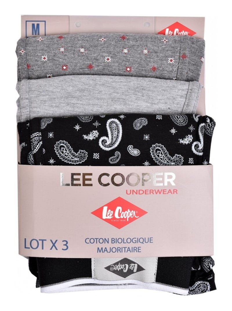 Cuecas boxer homem lee cooper - pack Multicolorido - Kiabi