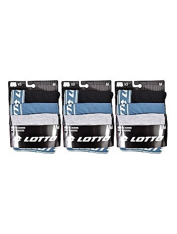 Cuecas Boxer Homem LOTTO - Pack de 9