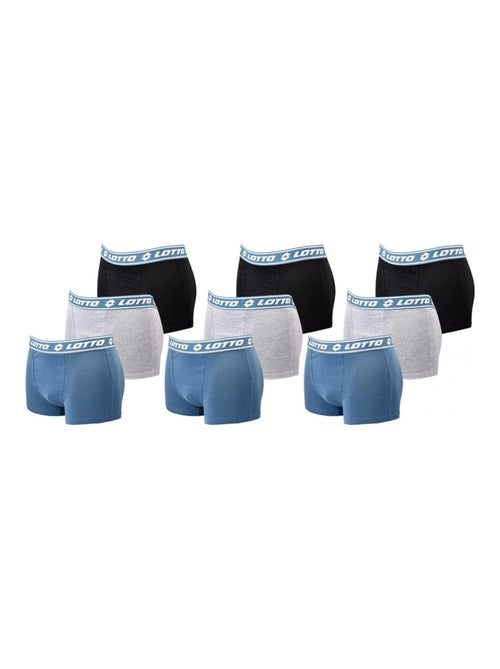Cuecas Boxer Homem LOTTO - Pack de 9 - Kiabi Cuecas Boxer Homem LOTTO - Pack de 9 - Kiabi
