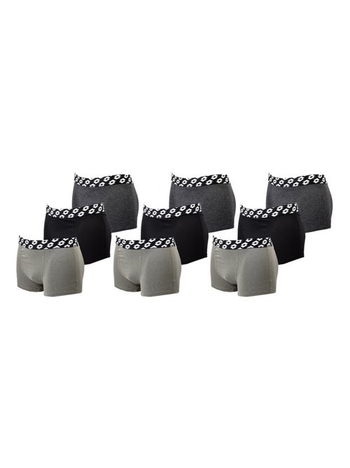 Cuecas Boxer Homem LOTTO - Pack de 9 - Kiabi Cuecas Boxer Homem LOTTO - Pack de 9 - Kiabi