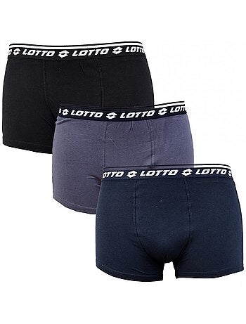 Cuecas boxer LOTTO Homem Algodão 100% - Pack de 9