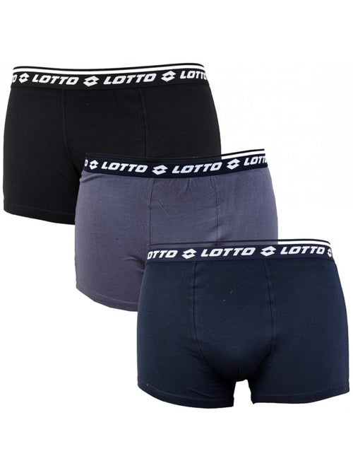 Cuecas boxer LOTTO Homem Algodão 100% - Pack de 9 - Kiabi Cuecas boxer LOTTO Homem Algodão 100% - Pack de 9 - Kiabi