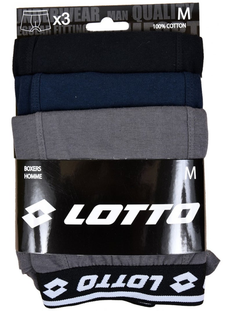 Cuecas boxer LOTTO Homem Algodão 100% - Pack de 9 Dourado/Ouro - Kiabi