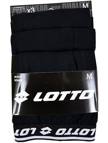 Cuecas boxer lotto para homem 100% algodão - pack de 3