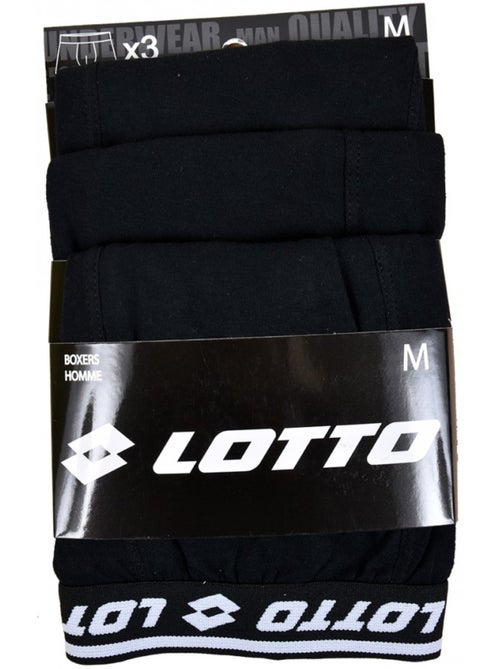 Cuecas boxer lotto para homem 100% algodão - pack de 3 - Kiabi Cuecas boxer lotto para homem 100% algodão - pack de 3 - Kiabi