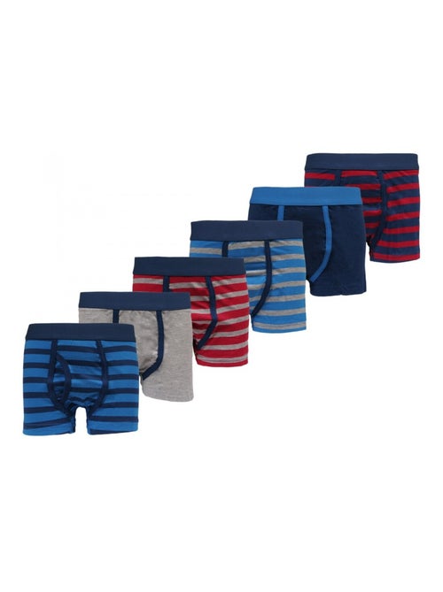 Cuecas boxer rapaz Tom Franks pack de 6 - Kiabi Cuecas boxer rapaz Tom Franks pack de 6 - Kiabi