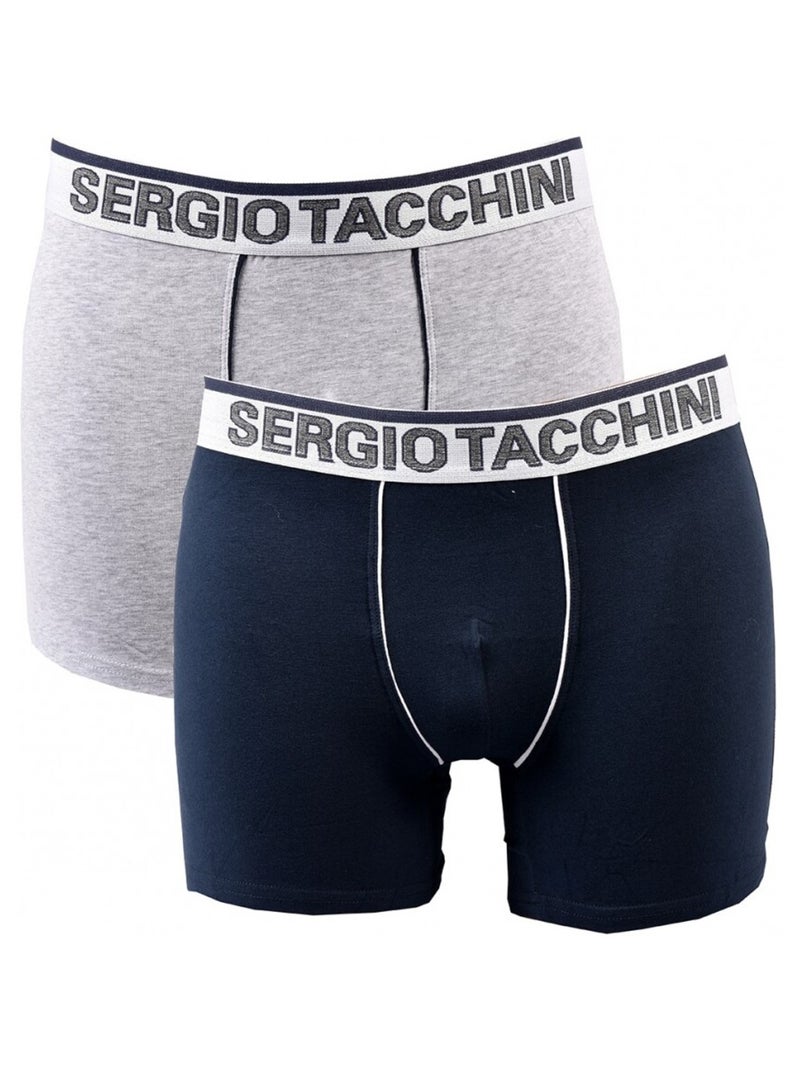 Cuecas Boxer SERGIO TACCHINI - Pack de 2 Multicolorido - Kiabi
