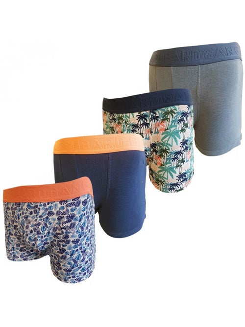 Cuecas boxer Slibard Gang homem - Pack de 4 - Kiabi