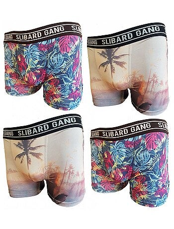 Cuecas boxer Slibard Gang homem - Pack de 4