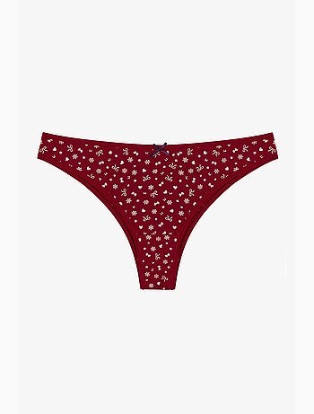 Cuecas brasileiras com estampado de laço snow cute 3 un. Penti