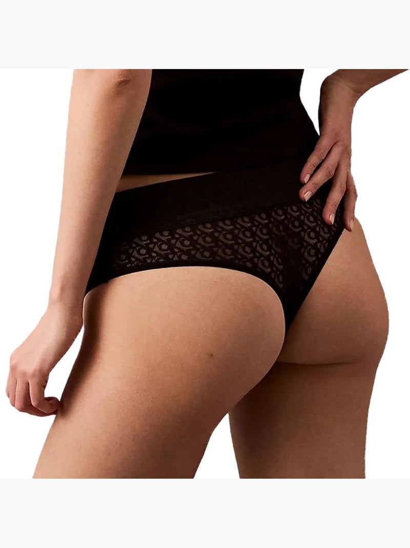 Cuecas calvin klein jeans brazilian culotte pretas para mulher Preto - Kiabi