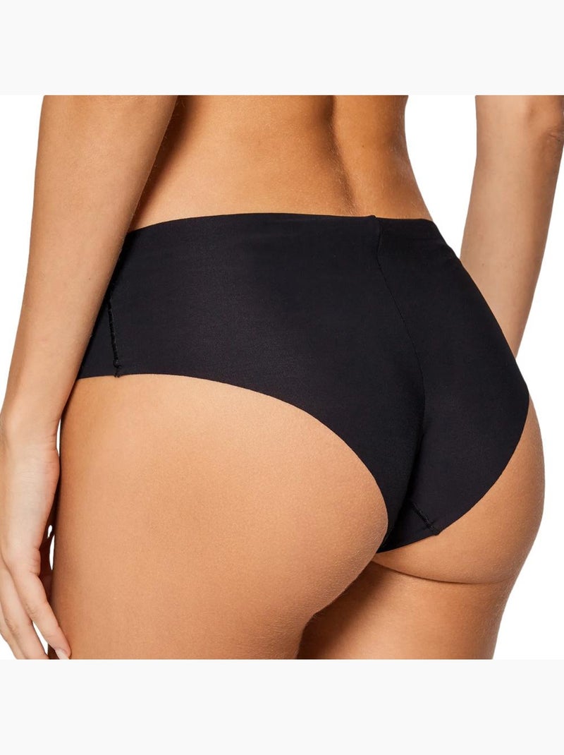 Cuecas calvin klein jeans hipster culotte pretas para mulher Preto - Kiabi