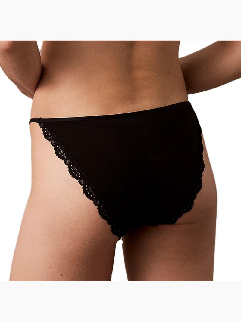 Cuecas Calvin Klein Jeans String Bikini Pretas para Mulher Preto - Kiabi