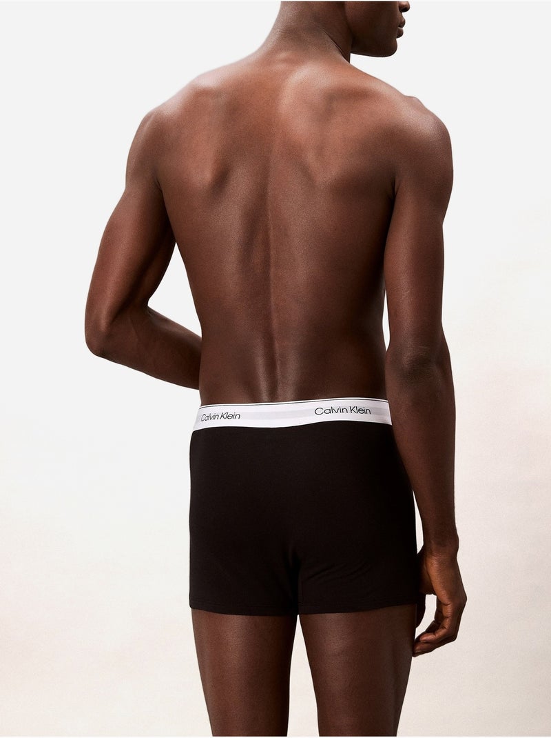 Cuecas com cintura elástica - Calvin Klein Branco Preto - Kiabi