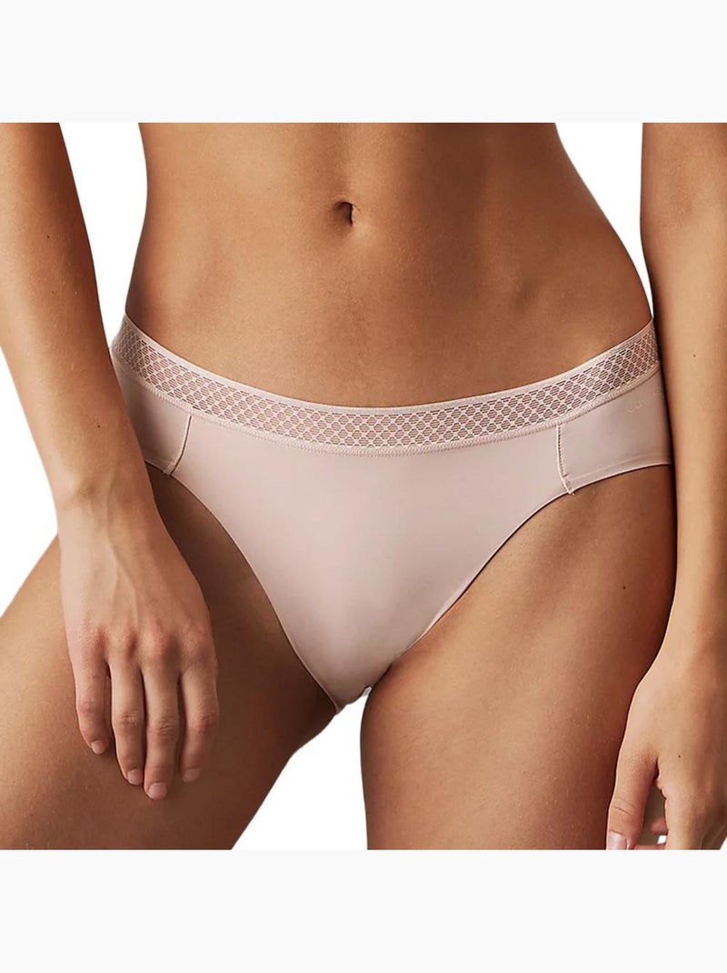 Cuecas culotte bege para mulher calvin klein jeans 000qf6308e Bege - Kiabi