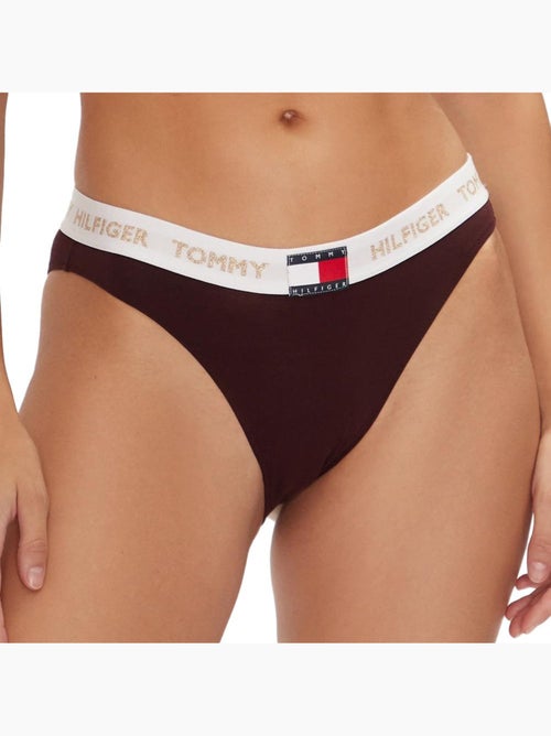 Cuecas Culotte Bordeaux para Mulher Tommy Hilfiger Deep - Kiabi Cuecas Culotte Bordeaux para Mulher Tommy Hilfiger Deep - Kiabi