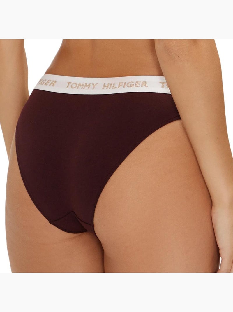Cuecas Culotte Bordeaux para Mulher Tommy Hilfiger Deep Bordô - Kiabi