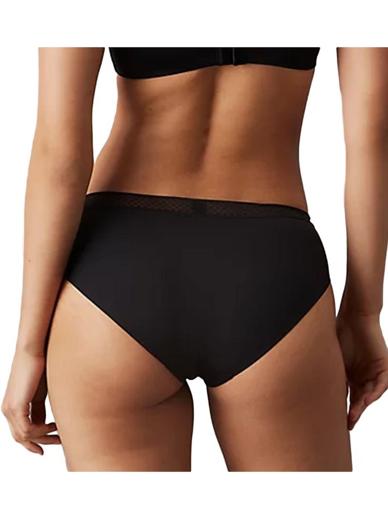 Cuecas culotte pretas calvin klein jeans para mulher 000qf6308e Preto - Kiabi