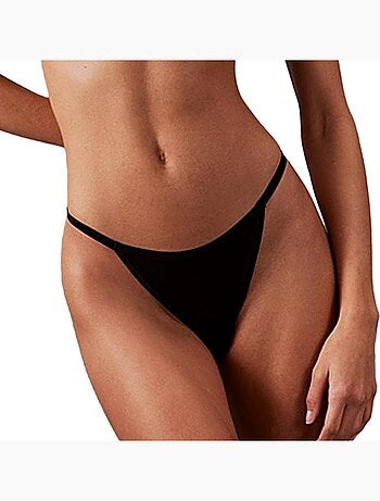 Cuecas Culotte Pretas Calvin Klein Jeans para Mulher UB1