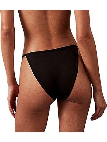 Cuecas Culotte Pretas Calvin Klein Jeans para Mulher UB1