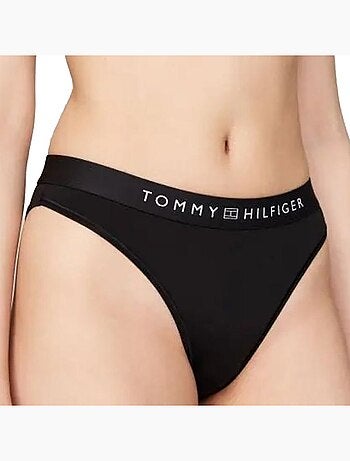 Cuecas Culotte Pretas Tommy Hilfiger para Mulher UW0UW05509