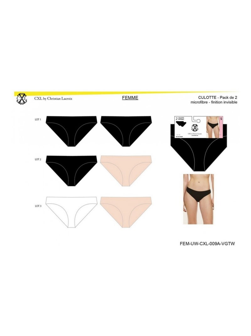 Cuecas CXL By LACROIX - Pack de 6 Preto Multicolorido Preto - Kiabi
