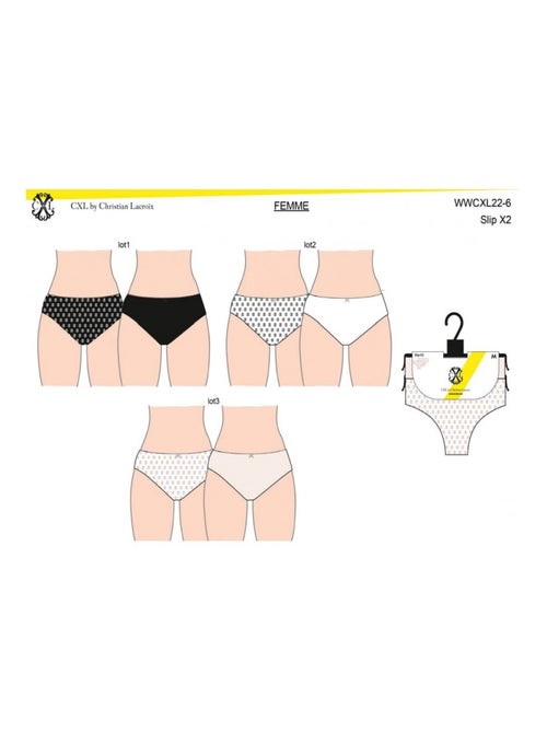 Cuecas CXL by LACROIX X6 - Pack de 6 - Kiabi Cuecas CXL by LACROIX X6 - Pack de 6 - Kiabi