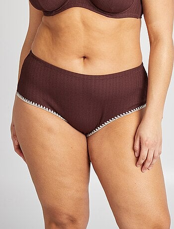 Cuecas de biquíni bicolores