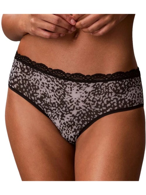 Cuecas de biquíni calvin klein jeans culotte preto/rosa claro para mulher - Kiabi Cuecas de biquíni calvin klein jeans culotte preto/rosa claro para mulher - Kiabi
