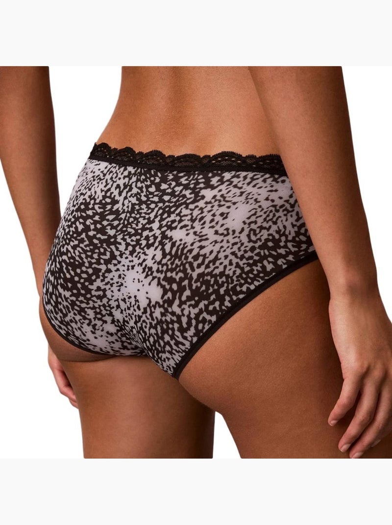 Cuecas de biquíni calvin klein jeans culotte preto/rosa claro para mulher Preto - Kiabi