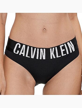 Cuecas de Biquíni Calvin Klein Jeans para Mulher - Preto/Branco