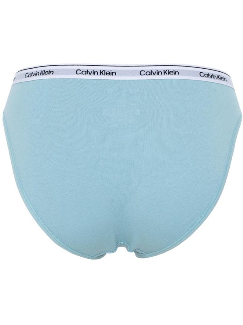 Cuecas de Biquíni Calvin Klein Jeans para Mulher Brancas/Azuis Azul - Kiabi