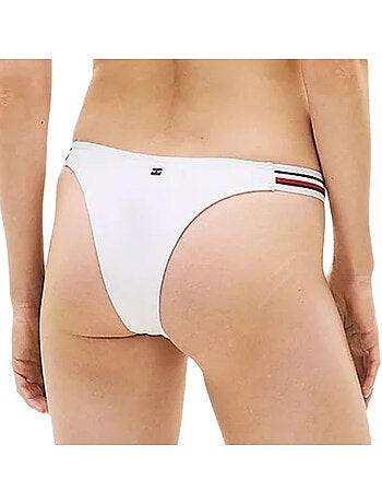 Cuecas de biquíni cheeky brancas tommy hilfiger para mulher