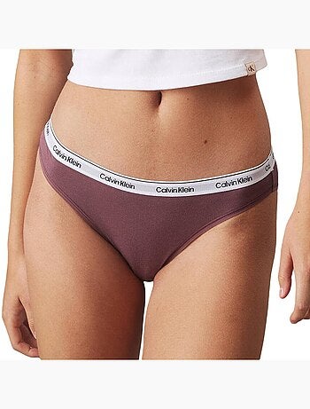 Cuecas de Biquíni Culotte Mauve Calvin Klein Jeans para Mulher