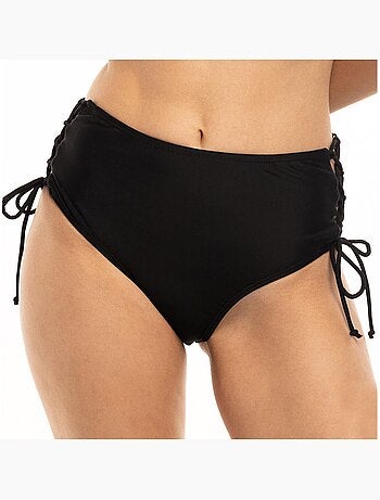 Cuecas de Biquíni de Cintura Alta Vermelhas para Mulher Sun Project