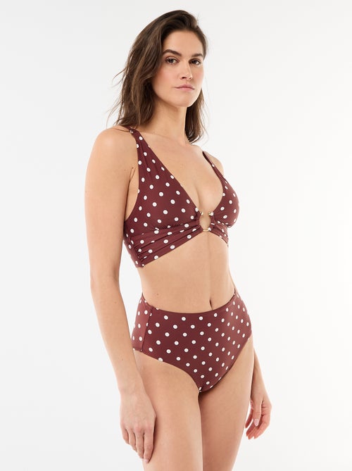 Cuecas de biquíni modeladoras de cintura alta - Kiabi