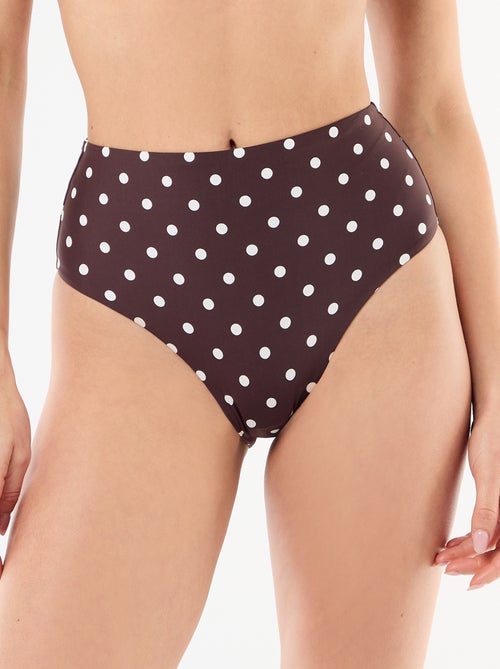 Cuecas de biquíni modeladoras de cintura alta - Kiabi