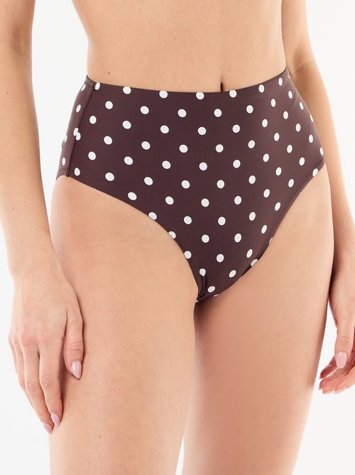 Cuecas de biquíni modeladoras de cintura alta - Kiabi
