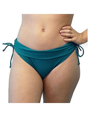 Parte de Baixo de Biquíni Azul Royal de Cintura Alta Sun Project para Mulher
