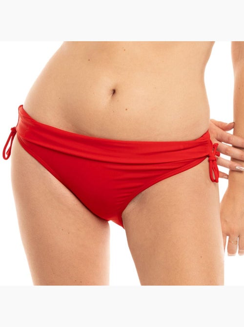 Cuecas de Biquíni Vermelhas de Cintura Alta Sun Project para Mulher - Kiabi