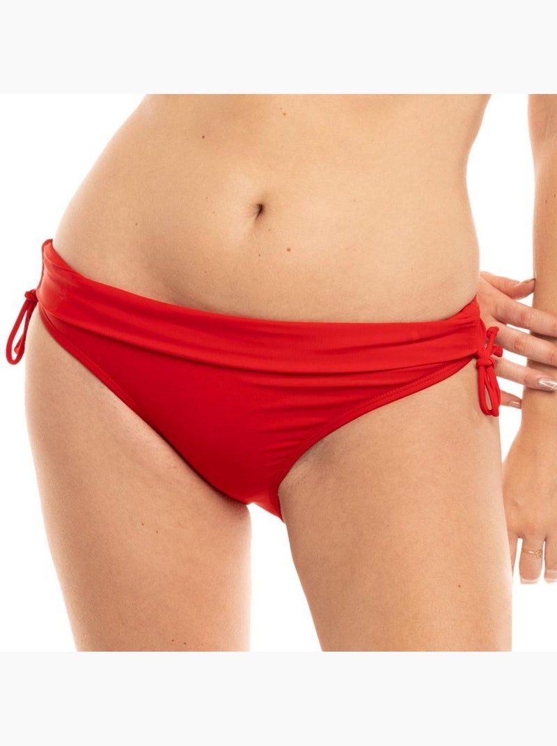 Cuecas de biquíni vermelhas de cintura alta sun project para mulher Vermelho - Kiabi