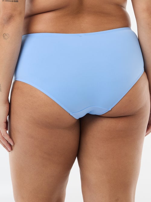 Cuecas de cintura subida com renda - Kiabi