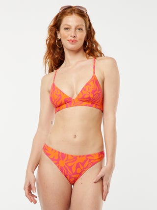 Cuecas de fato de banho com estampado folhas