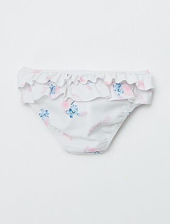 Cuecas de fato de banho com folhos 'Stitch'