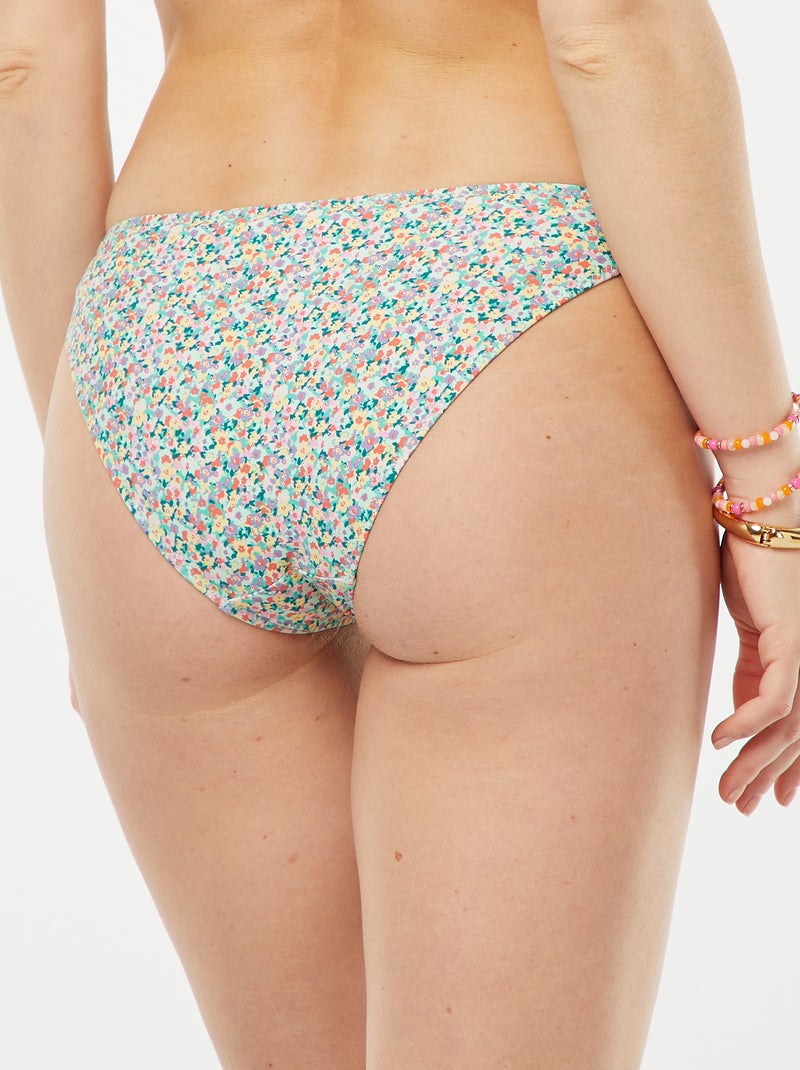 Cuecas de fato de banho floridas AZUL - Kiabi