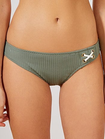 Cuecas de fato de banho nervuradas - Kiabi