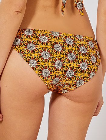 Cuecas de fato de banho para mulher estampadas - Kiabi