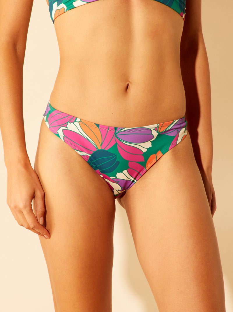 Cuecas de fato de banho para mulher estampadas VERDE - Kiabi
