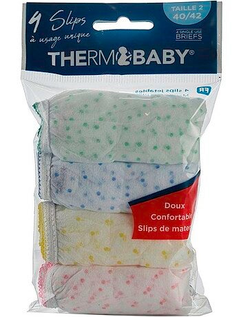 Cuecas de maternidade descartáveis thermobaby tamanho 3 conjunto de 4