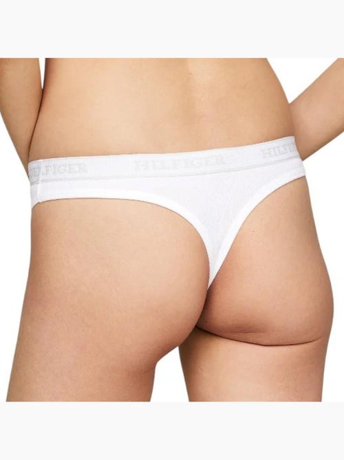 Cuecas de Mulher Tommy Hilfiger ThongR Brancas - Kiabi